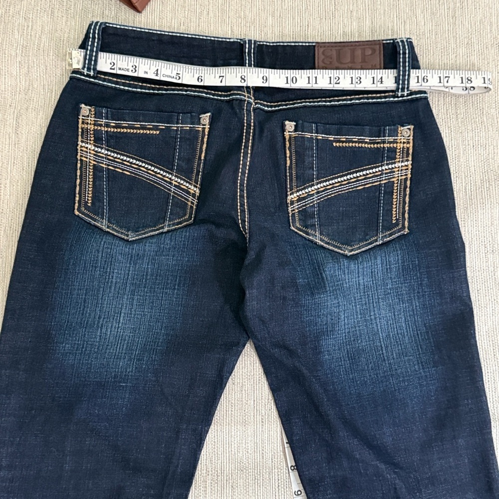 SUP Dark Indigo Women's Boot Cut Jeans SZ 7 - Picture 9 of 11